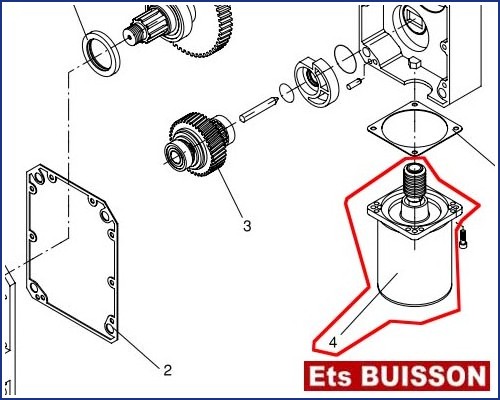 BENINCA EVA5 (1/2) - Moteur N°4 Réf 9686107